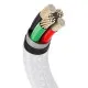 Baseus CALJK-B02 Cafule USB / Lightning kábel 2.4A 2m, fehér