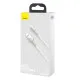 Baseus CALJK-B02 Cafule USB / Lightning kábel 2.4A 2m, fehér