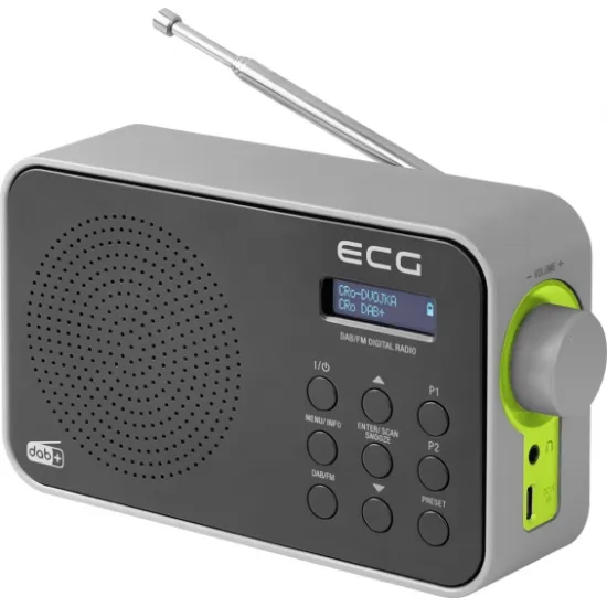 ECG RD 110 DAB Black DAB+/FM rádió RD110