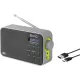 ECG RD 110 DAB Black DAB+/FM rádió RD110
