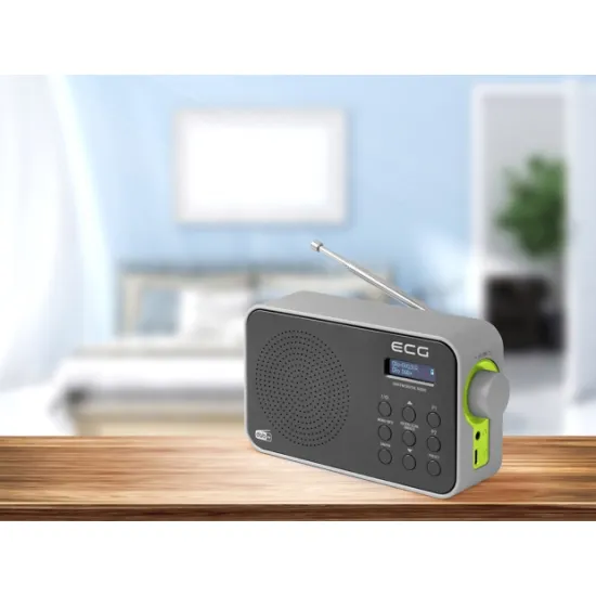 ECG RD 110 DAB Black DAB+/FM rádió RD110
