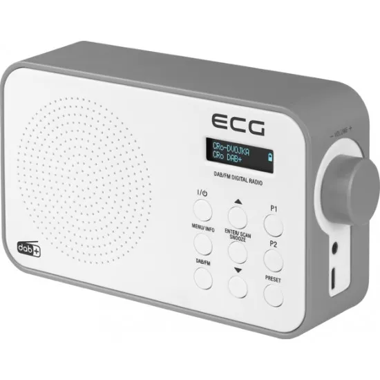 ECG RD110 DAB White DAB+/FM rádió RD 110 fehér
