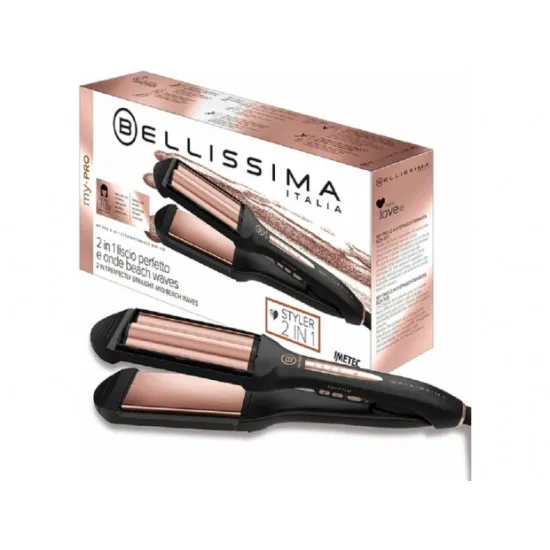 Imetec 11738 Bellissima GT20 400 My Pro Beach Waves kreppelő Dupla profilú kerámia lapok