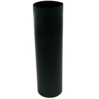 Füstcső 120/40 0.5mm fekete