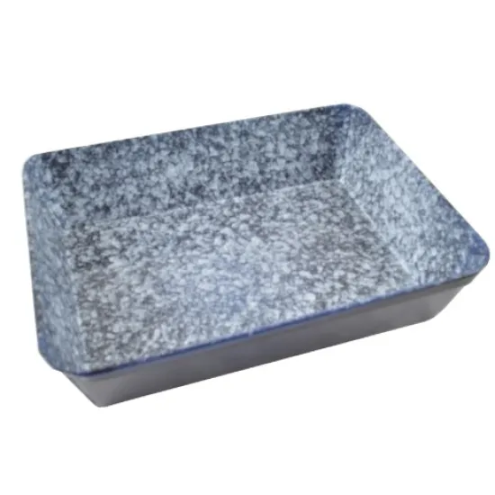 Zománcozott sütő tepsi 23X18cm