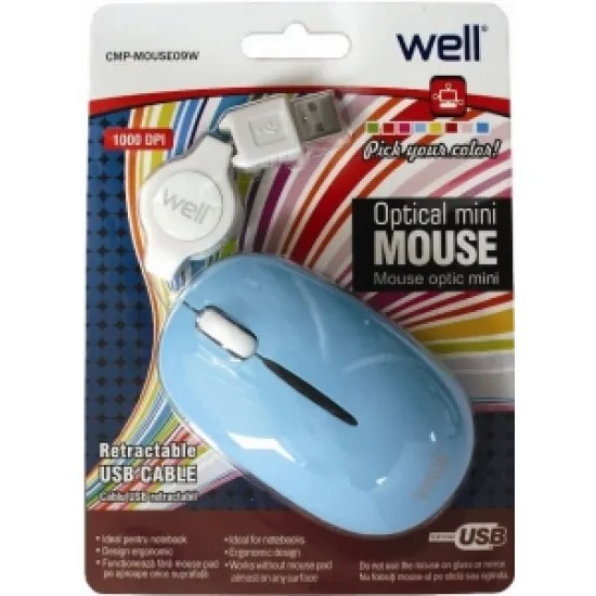 Well Mini optikai egér USB-s