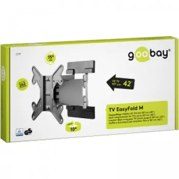 Goobay dönthető, forgatható fali tartó 17"-42" 43-107 cm DE63484