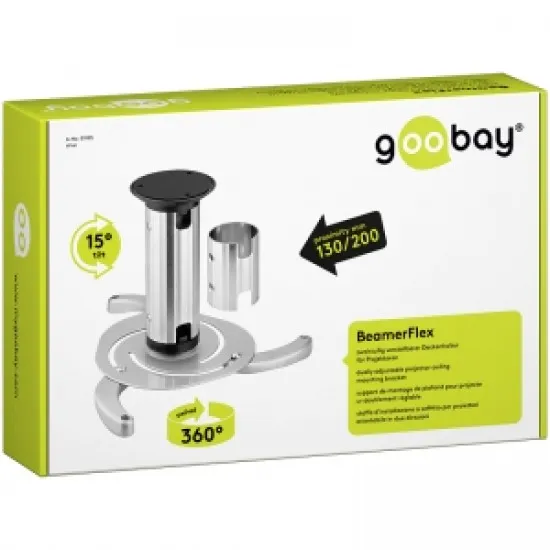 Projektor mennyezeti tartó konzol 360° forgatható, max.10 kg-ig DE51905