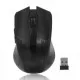Vezetéknélküli optikai egér 1600dpi, fekete, 2.4GHz