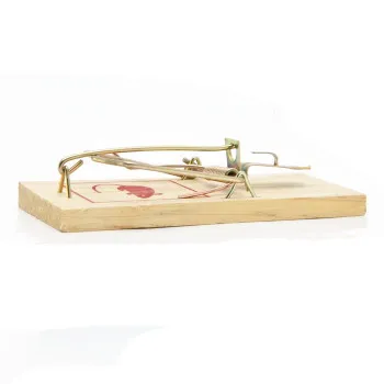 Egérfogó fából készült 2db, 100X45mm, egércsapda