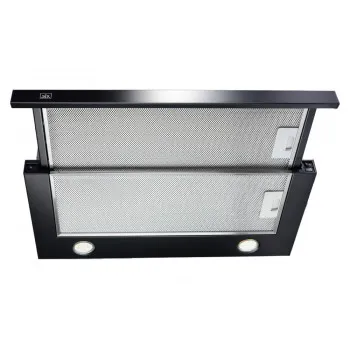 SLX ST 60 B/2 beépíthető fekete teleszkópos konyhai elszívó