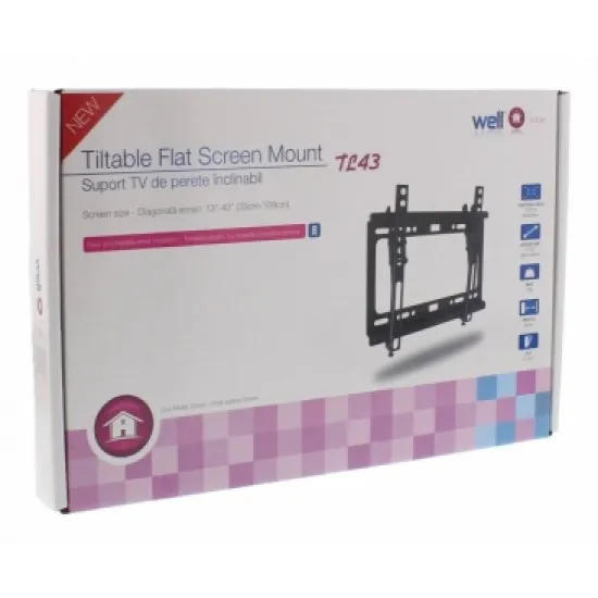 Well 13”-43” dönthető fali konzol TVS-LCD-TL43-WL