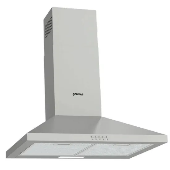 Gorenje WHC629E4X beépíthető kürtős konyhai elszívó, 60x45x16.6 cm, szürke szín 