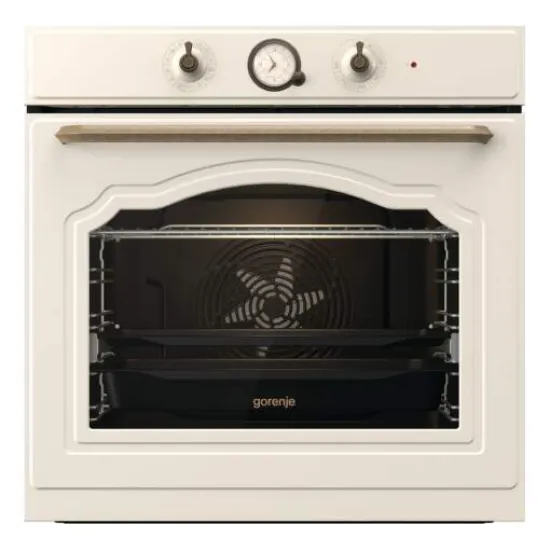 Gorenje BOS67372CLI beépíthető bézs rusztikus sütő ExtraSteam gőzfunkcióval, 59.5x56.4x59.5 cm,bézs szín 