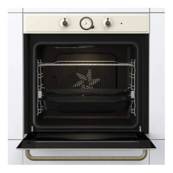 Gorenje BOS67372CLI beépíthető bézs rusztikus sütő ExtraSteam gőzfunkcióval, 59.5x56.4x59.5 cm,bézs szín 