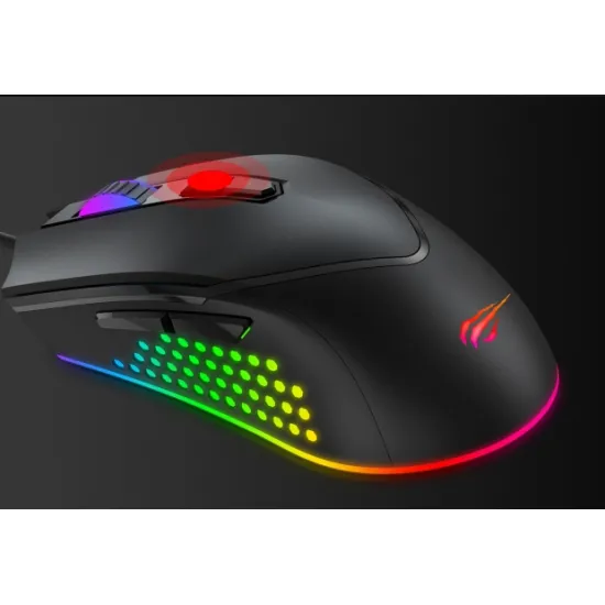 Havit Gamenote MS814 RGB gamer egér 1000-7000 DPI