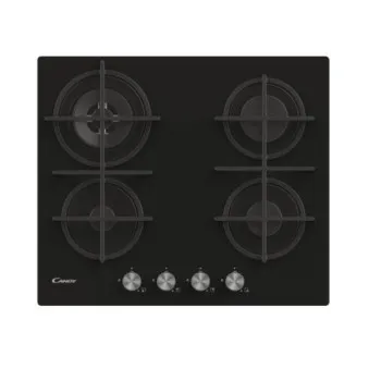 Candy CVG6BR4WPB fekete beépíthető gázfőzőlap
