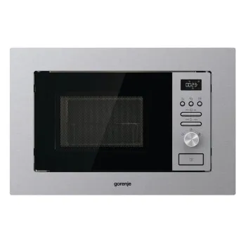 Gorenje BM201AG1X beépíthető mikrosütő, 800W, 20L, 59.5x32.5x38.8 cm, inox