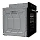 Gorenje BO6717E03BG beépíthető fekete sütő, 77L, 59.5x56.4x59.5 cm
