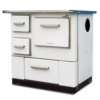 Warnex MBS3 zománcozott JOBBOS sparhelt fehér