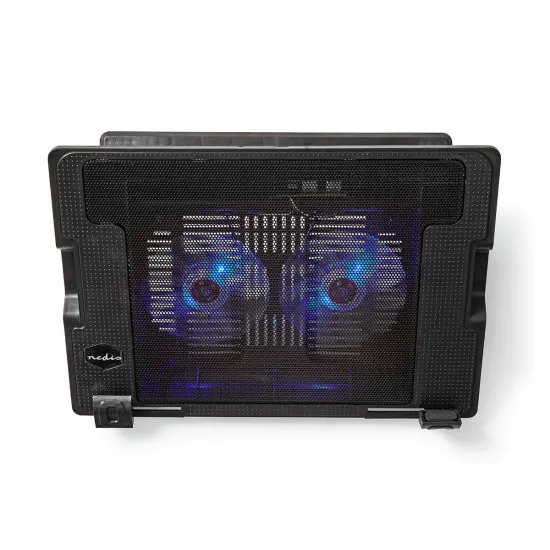 NEDIS NBCR200BK NOTEBOOK HŰTŐ 14-18"-IG 2x 140 mm -es ventilátor a hatékony rendkívül csendes működésért