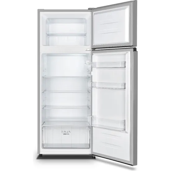 Gorenje RF414EPS4 felülfagyasztós kombinált hűtő, 165/41L, 55x54.2x143.6 cm, szürke 