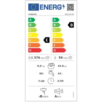 Gorenje WD10514 S mosó-szárító 10/6 kg