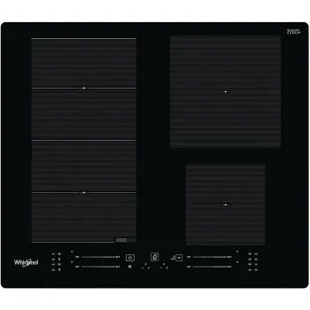 Whirlpool WFS7560NE beépíthető indukciós kerámia főzőlap, 59x51x5.4 cm, fekete szín