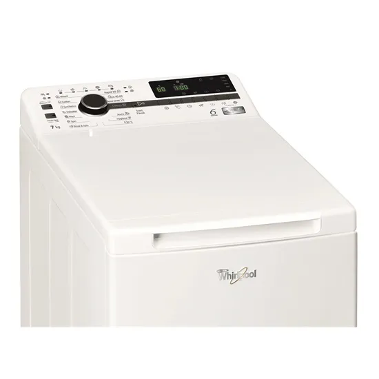 Whirlpool TDLR7232BS EU/N felültöltős mosógép ZEN techológia  extra csendes Direct Drive motor, 40x60x90 cm