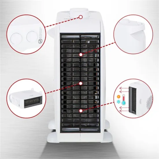 Adler AD7725 ventilátoros hősugárzó 1000/2000W fehér