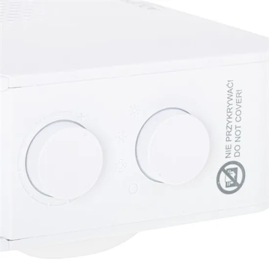 Adler AD7725 ventilátoros hősugárzó 1000/2000W fehér