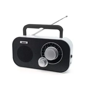 Bravo B-5184BK rádió ezüst-fekete, hálózati/elemes működés 