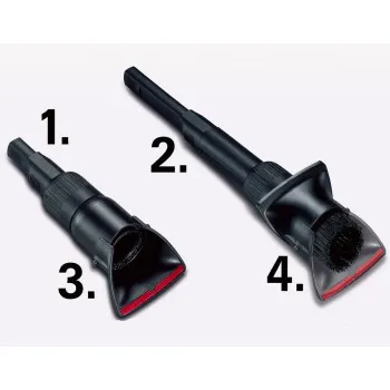 Bosch BBZ010ZK kárpitos kombinált résfúvóka 4 funkcióval 35mm csatlakozású porszívókhoz különböző hosszúságú résfejként, kárpitfejként és bútorkefeként szolgál  BBZ010ZKUC, BBZ010ZK és VZ010ZK