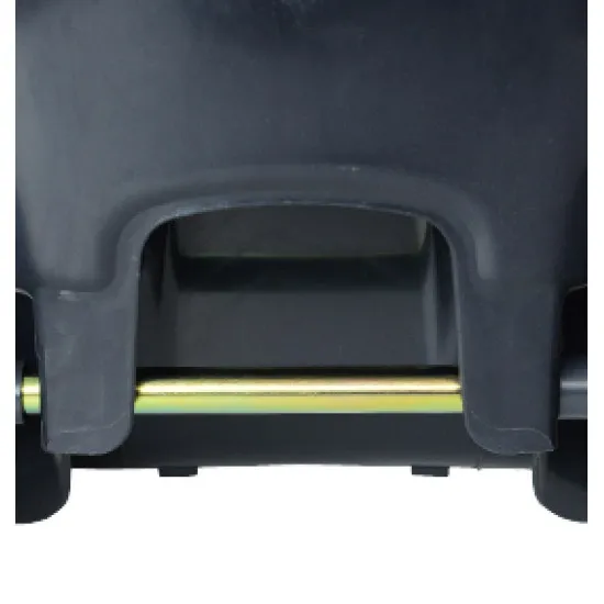 Europlast Kuka 240l barna kerekes hulladék tároló 