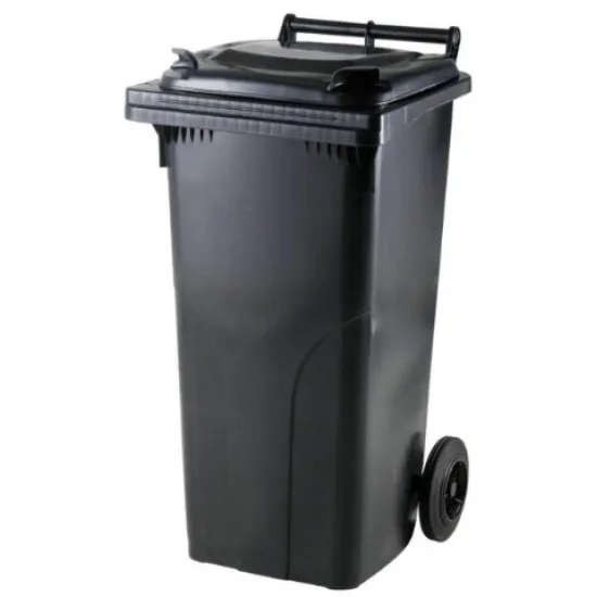 Europlast kuka 120l zöld kerekes hulladék tároló