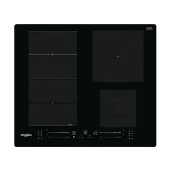 Whirlpool WFS7560NE beépíthető indukciós kerámia főzőlap, 59x51x5.4 cm, fekete szín