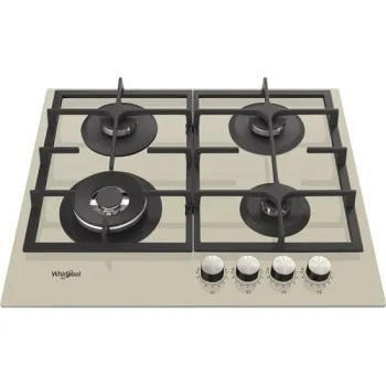 Whirlpool GOFL 629/S beépíthető gázfőzőlap, 59x51x4.9 cm, halványezüst szín