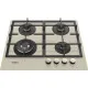 Whirlpool GOFL 629/S beépíthető gázfőzőlap, 59x51x4.9 cm, halványezüst szín