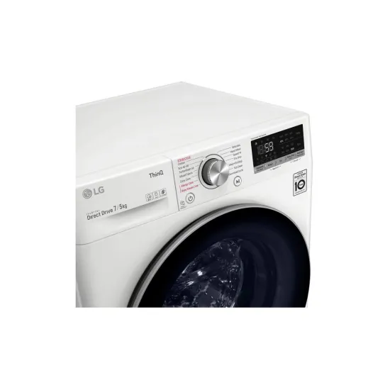 LG F2DV5S7S1E mosó- és szárítógép, 7/5kg, inverter motor, gőz, 60x47.5x85 cm 