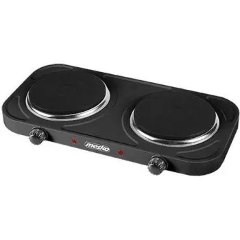 Mesko MS6509 villanyrezsó, fekete 2 főzőzónás elektromos főzőlap