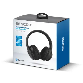 Sencor SEP 710BT BK Bluetooth mikrofonos fejhallgató fekete