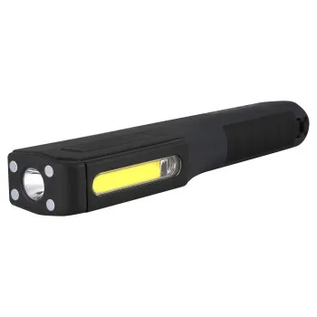 Sencor SLL 19 gumírozott elemlámpa 3W COB+1W LED