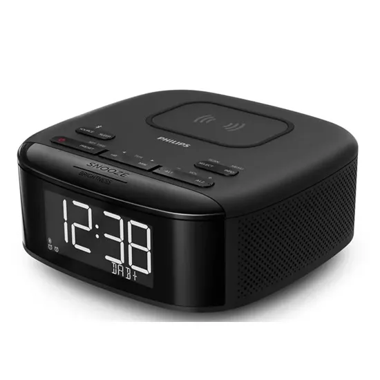 Philips TAR7705/10 órás rádió, DAB+/FM, Bluetooth® és vezeték nélküli telefontöltő