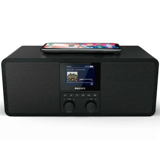 Philips TAR8805/10 rádió, DAB+ ,FM, Spotify connect Bluetooth® és vezeték nélküli telefontöltő