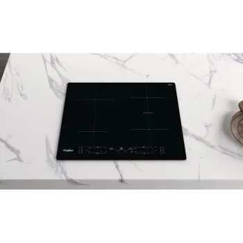 Whirlpool WBB8360 NE beépíthető indukciós kerámia főzőlap, 59x51x5.4 cm, fekete szín 