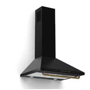 Gorenje WHC63CLB rusztikus kürtős fali elszívó, 60x50x25 cm, fekete 