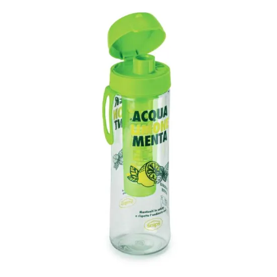 Snips 000478 vizes palack, 0,75 liter, citrom-menta mintával,BPA mentes