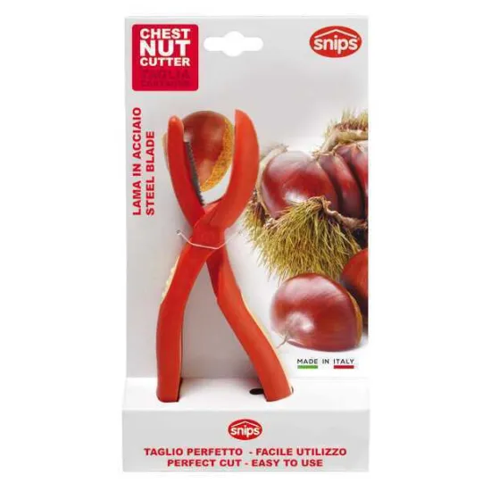 Snips 020493 gesztenye vágó olló, piros