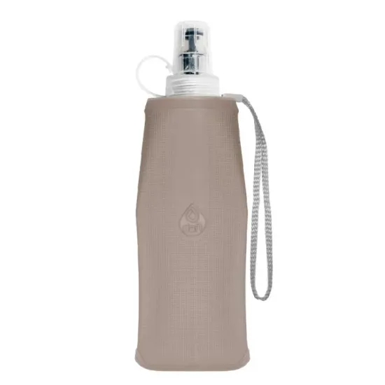 Dafi 070390 Flexi összehajtható vizespalack, 250 ml, szürke