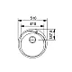 Franke ROX 610-41 mosogatótálca, inox, 51x41cm 101.0026.287